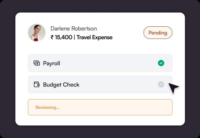Run finance in real time