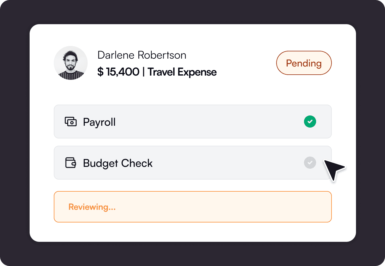 Run finance in real time